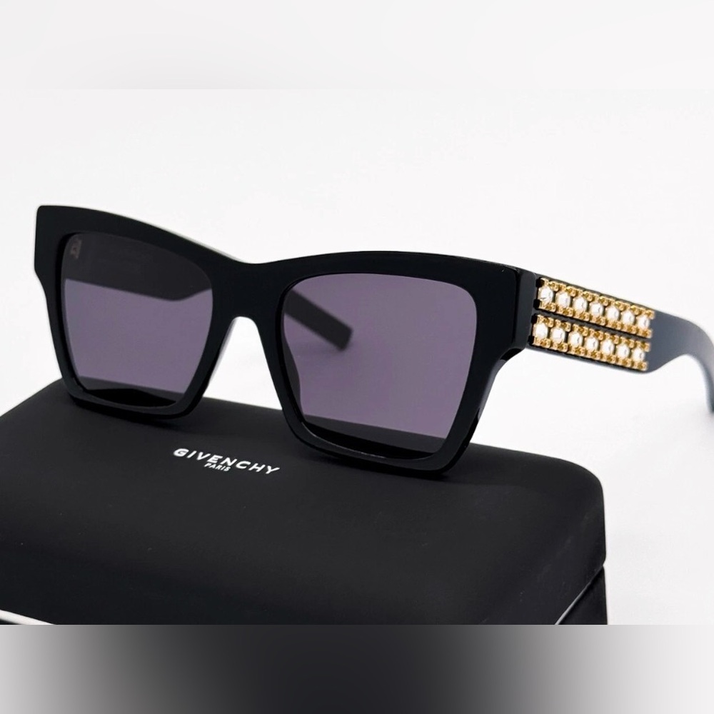 GIVENCHY GV40076I 01A BLACK WOMEN SUNGLASSES full inclusion - Picture 2 of 11